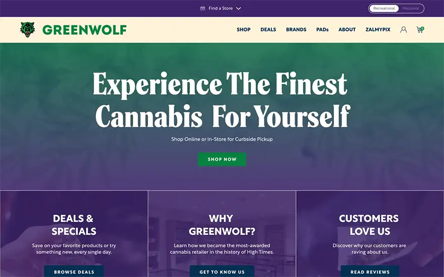 Greenwolf Homepage