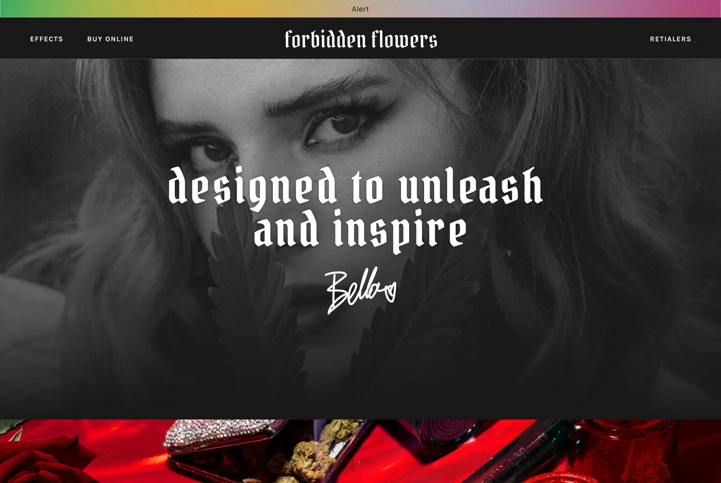 Forbidden Flowers Home Desktop Screen