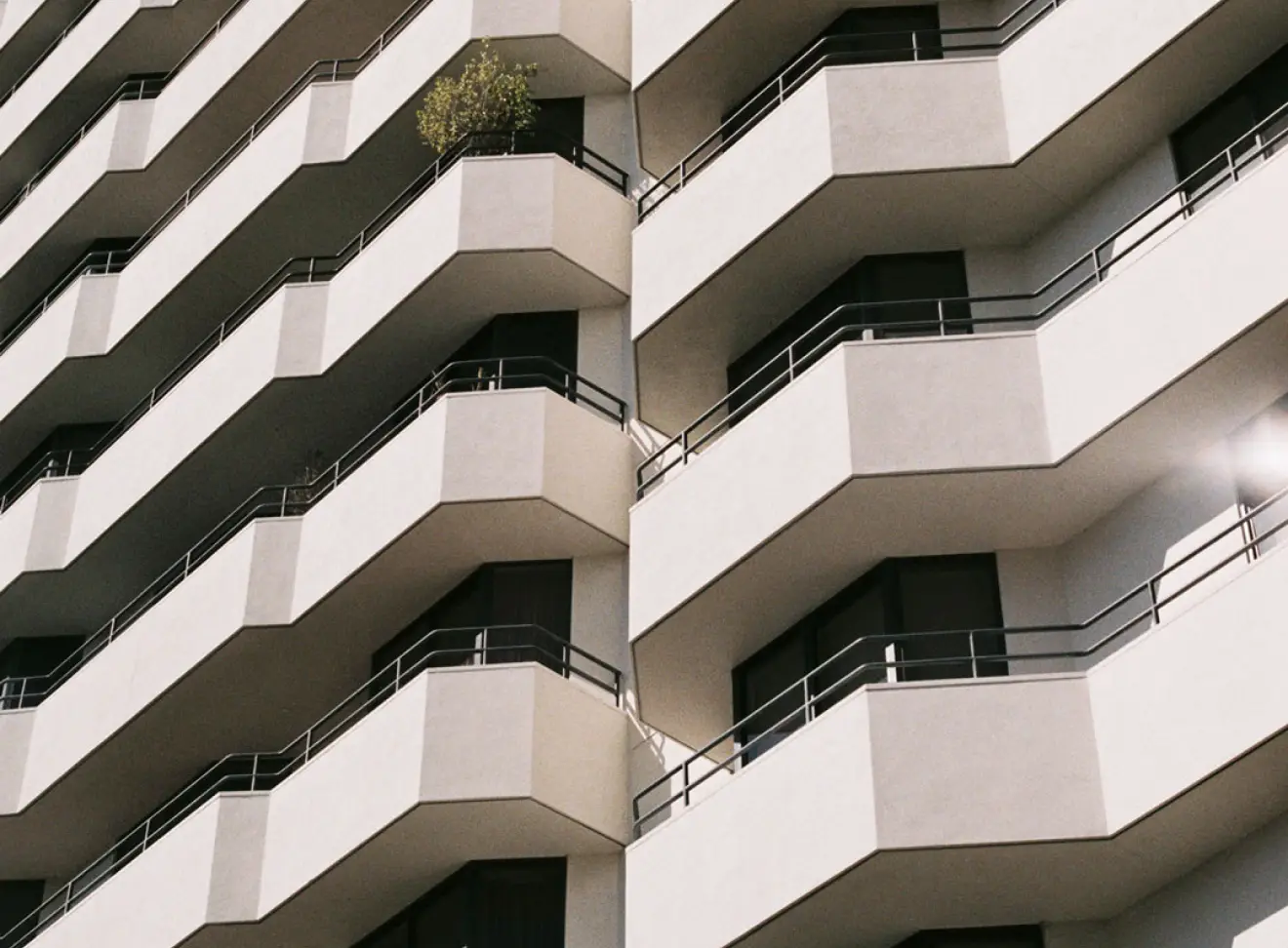 Buildings on Wilshire Blvd. Photograph by Jordan Romanoff