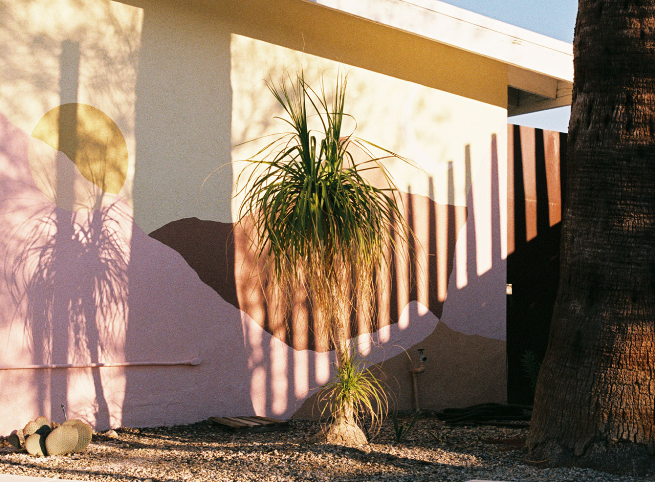 Miracle Manor exterior in Desert Hot Springs. Photograph by Jordan Romanoff