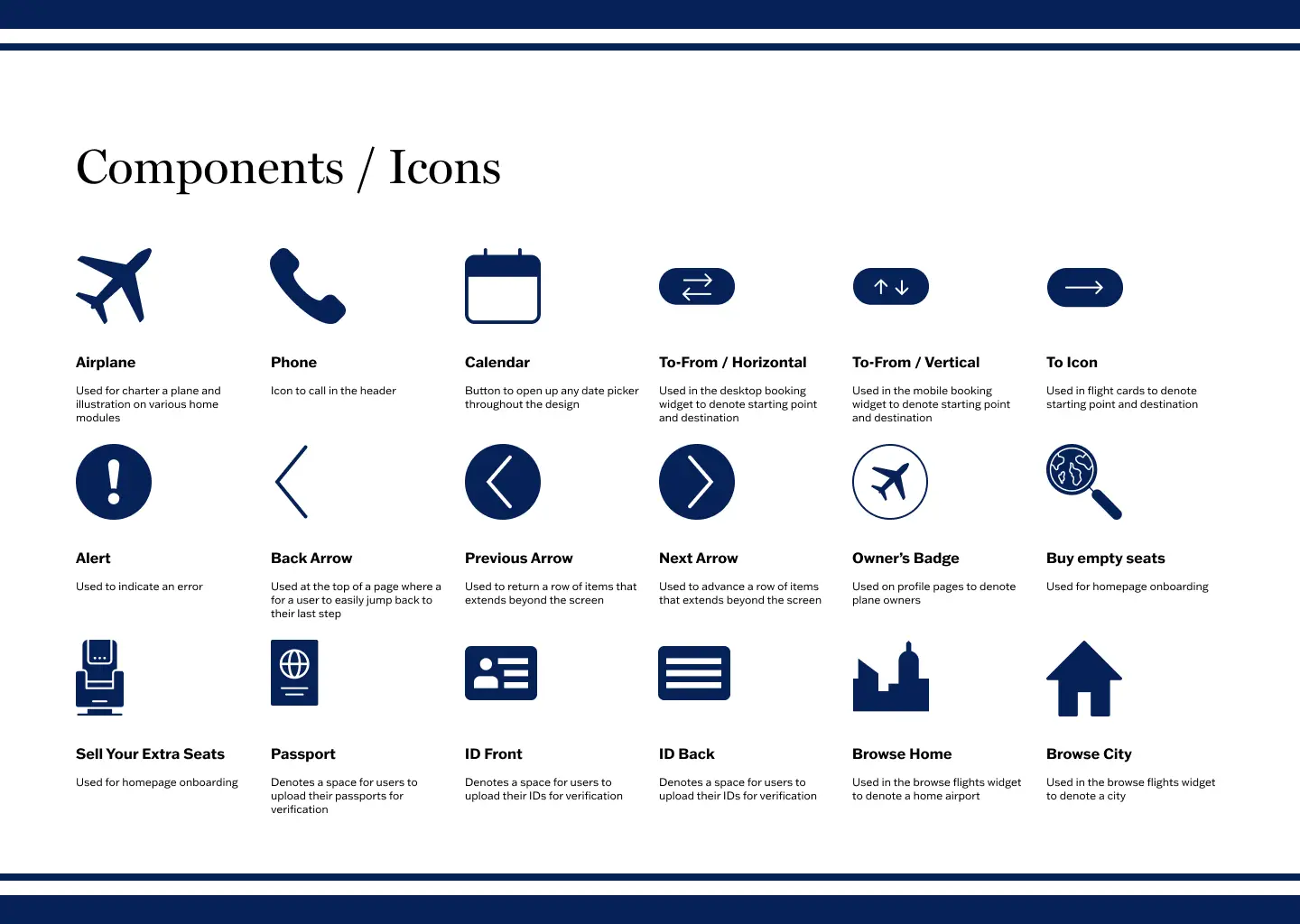 Typography section in the Advanced Air styleguide