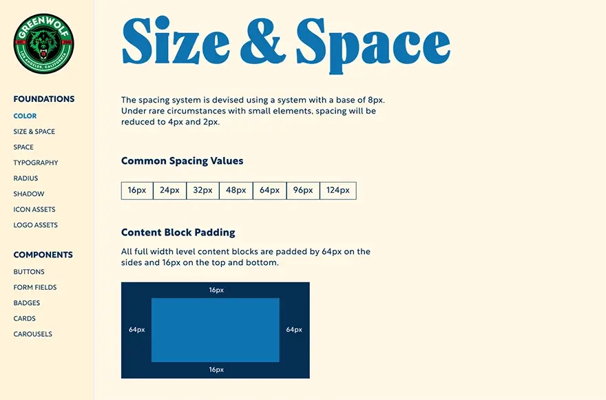 Greenwolf Design System Components